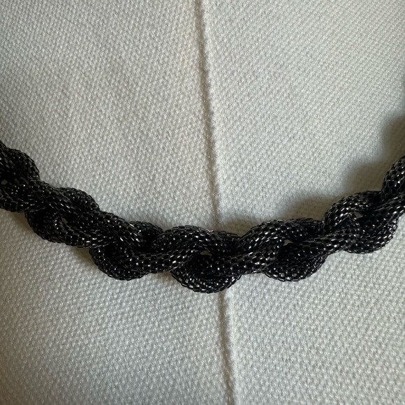 Dark Silver Necklace and Earrings Set - Picture 2 of 6